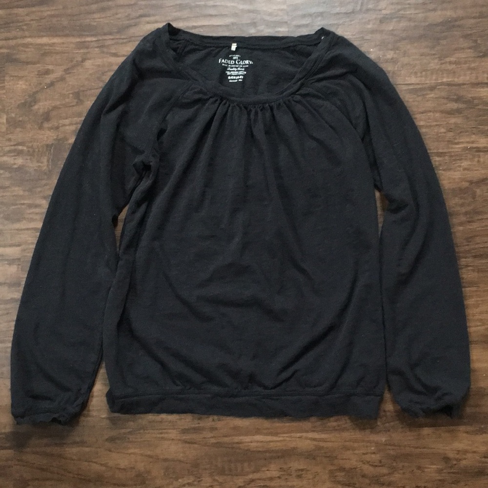 Black long sleeve shirt